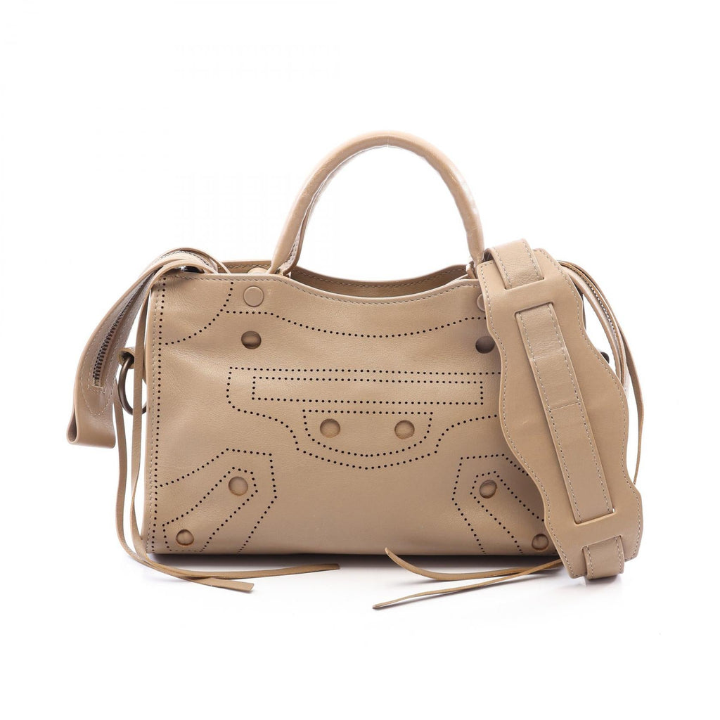 Balenciaga Blackout Mini City · Leather