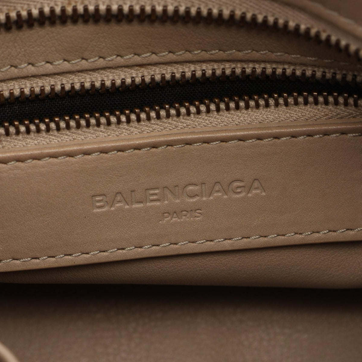 Balenciaga Blackout Mini City · Leather