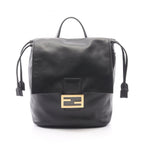 Fendi FF Logo · Leather Backpack