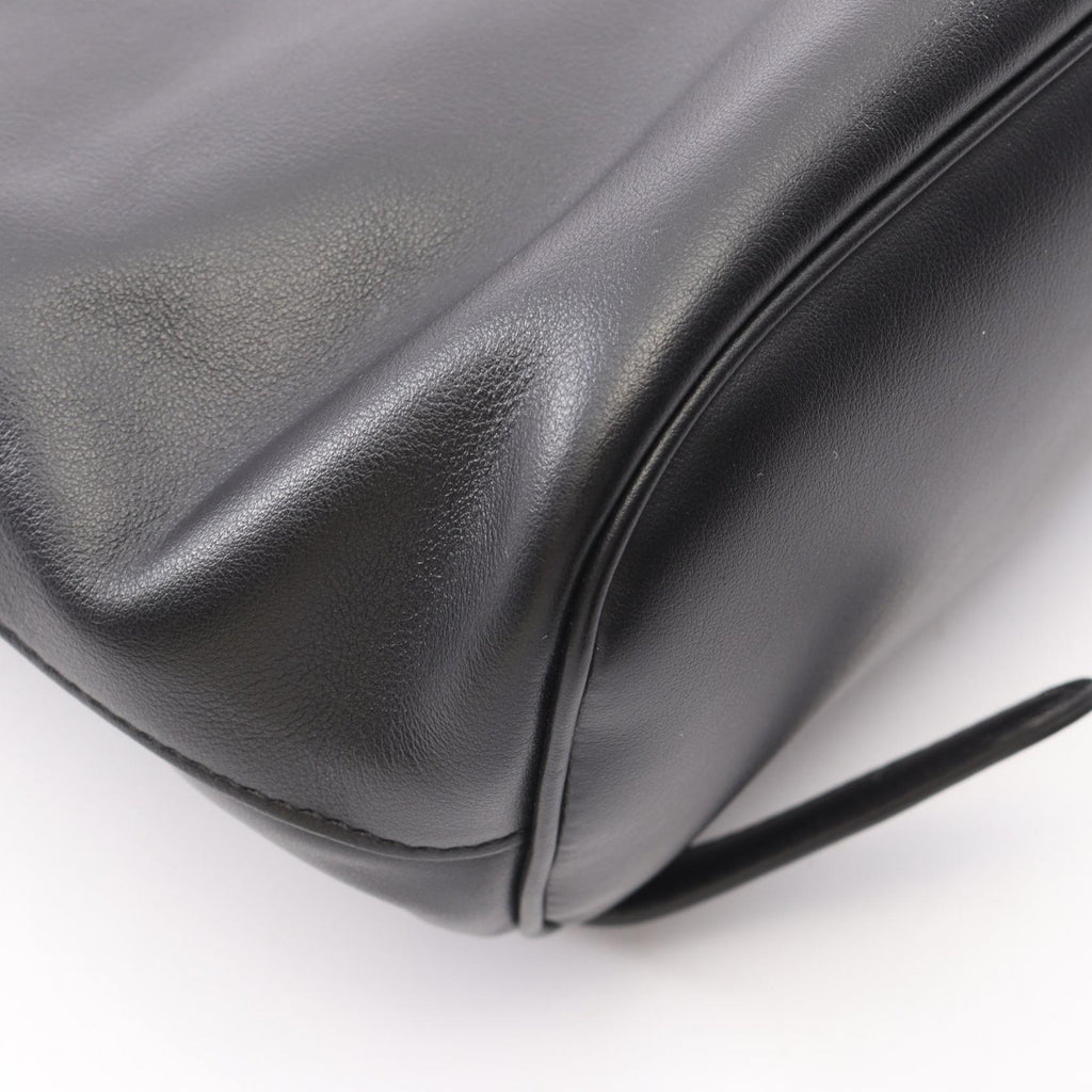 Fendi FF Logo · Leather Backpack
