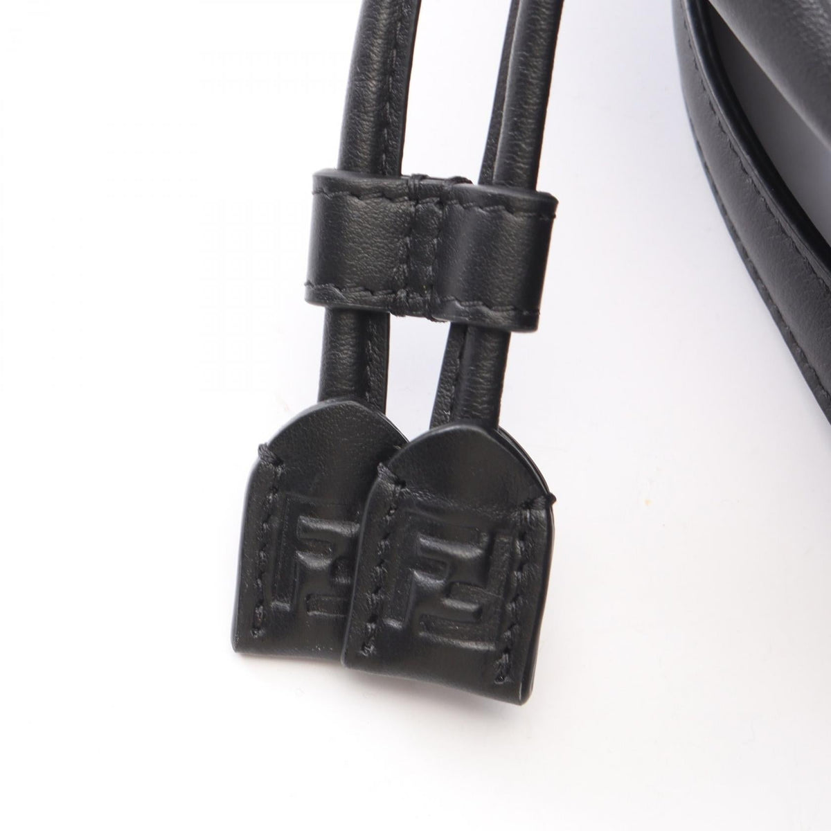 Fendi FF Logo · Leather Backpack