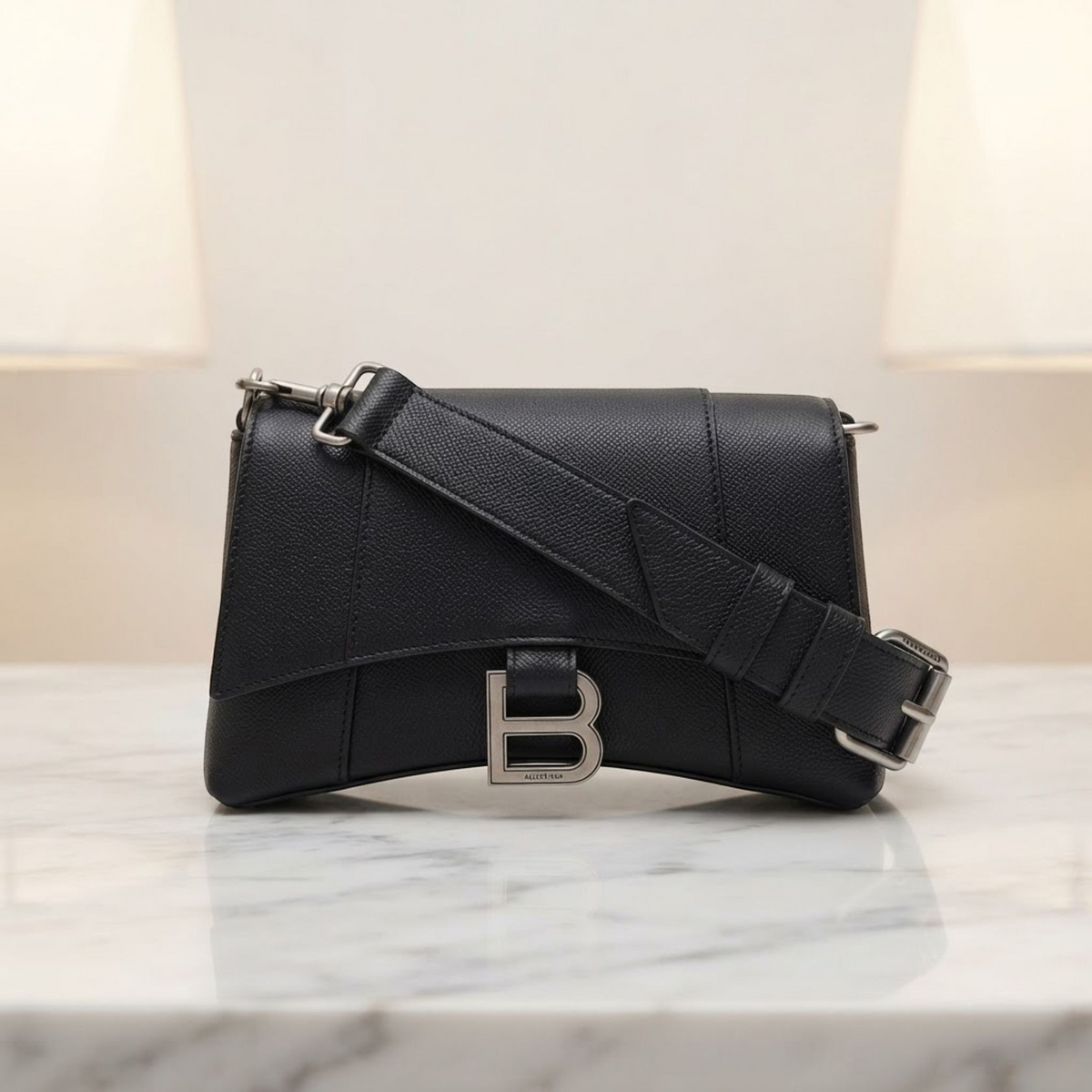 Balenciaga Downtown · Leather Crossbody