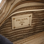 Prada Logo Jacquard · Canvas Leather