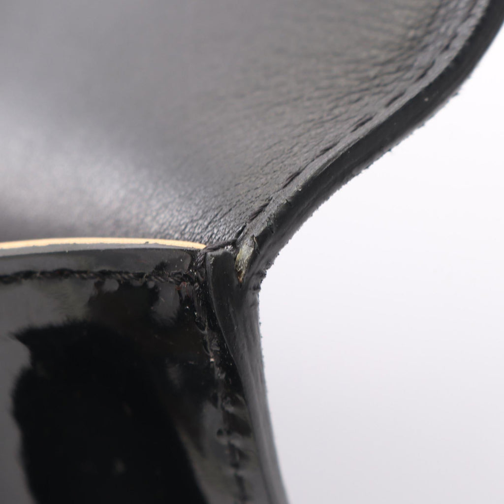 Delvaux Madame · Suede & Patent Leather