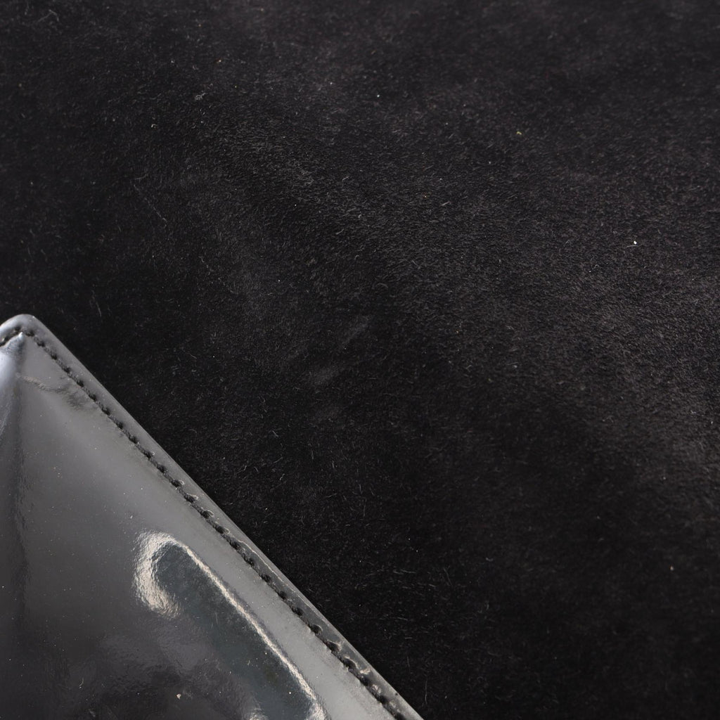 Delvaux Madame · Suede & Patent Leather