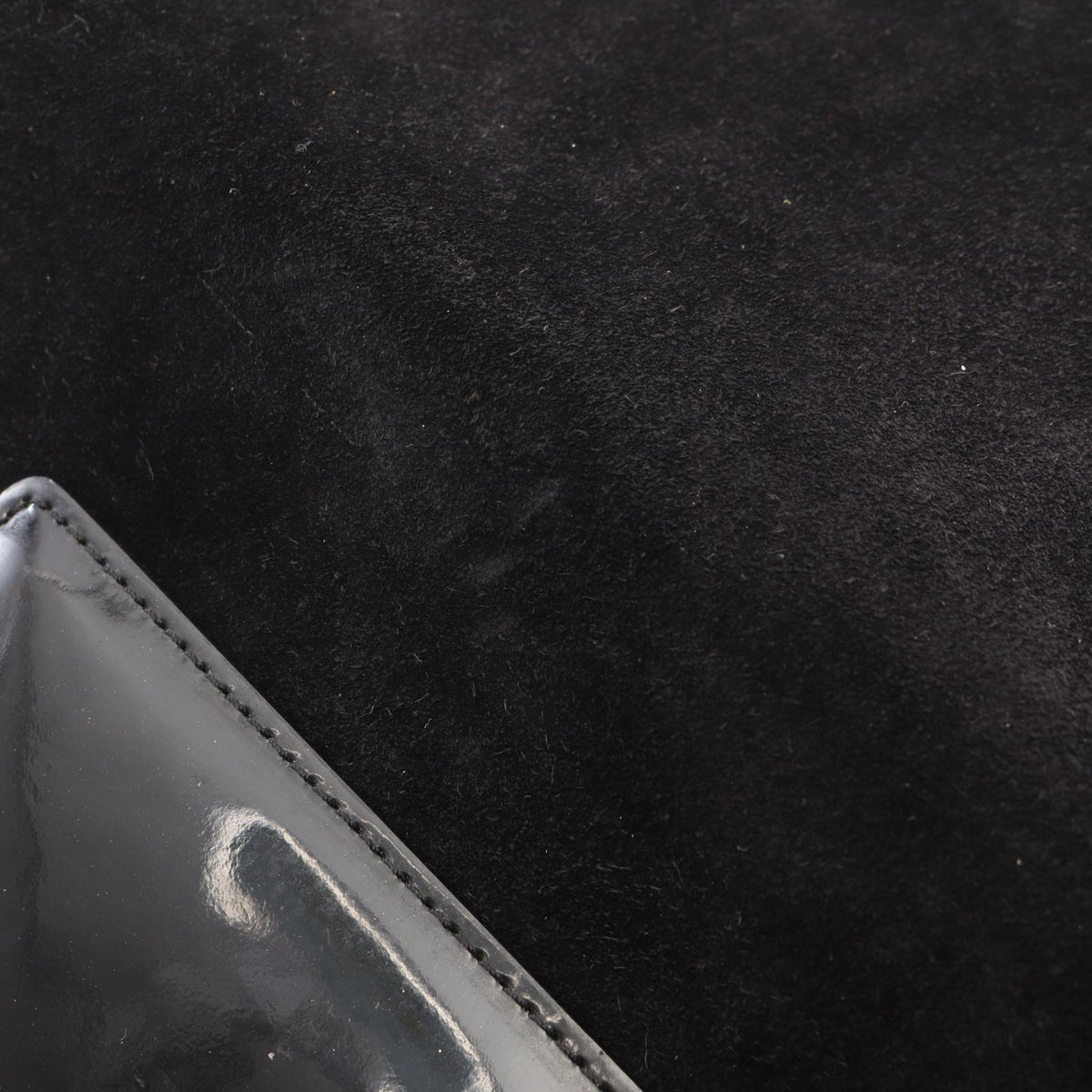 Delvaux Madame · Suede & Patent Leather