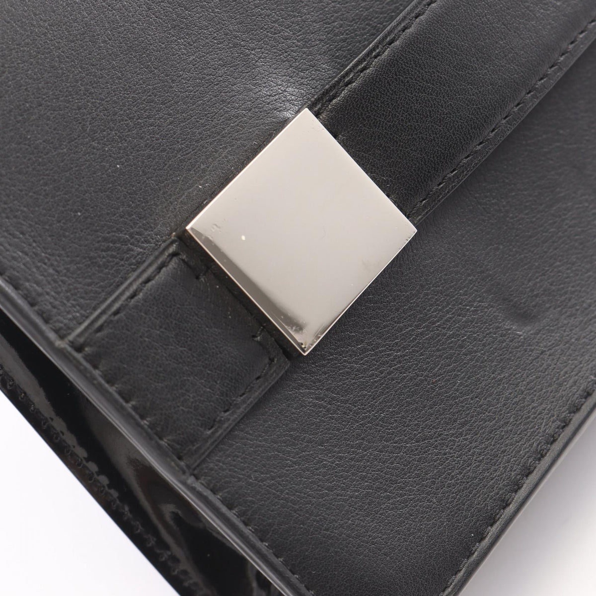Delvaux Madame · Suede & Patent Leather
