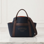 Hermès Sac de Pansage · Toile Chevrons