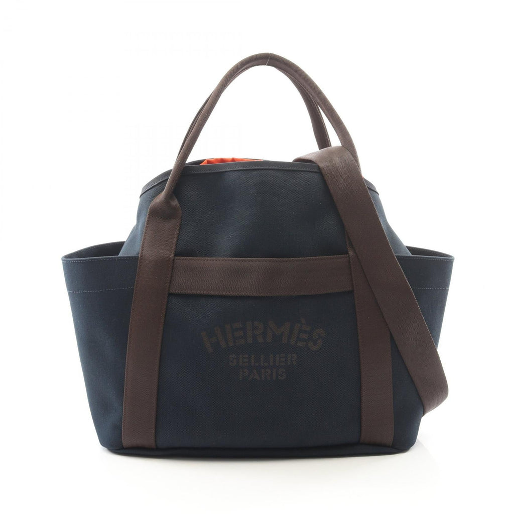 Hermès Sac de Pansage · Toile Chevrons