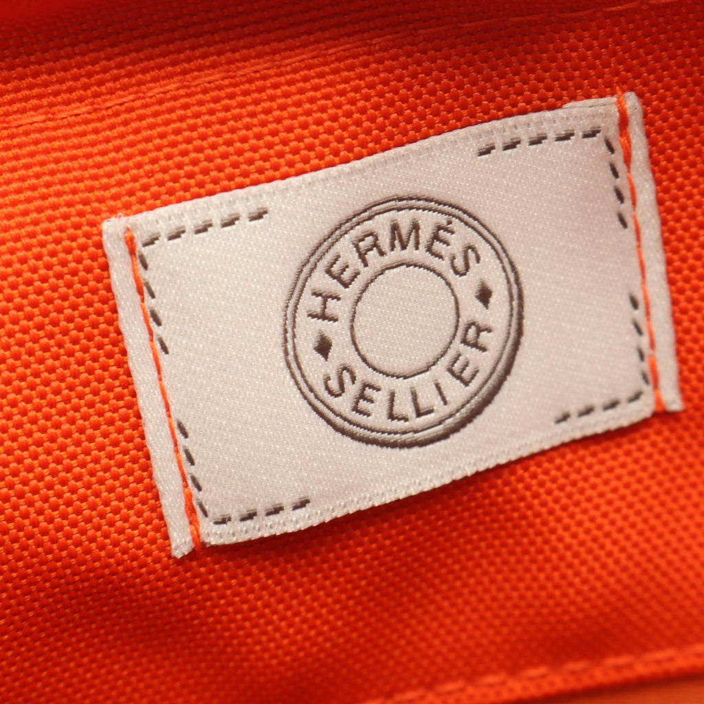 Hermès Sac de Pansage · Toile Chevrons