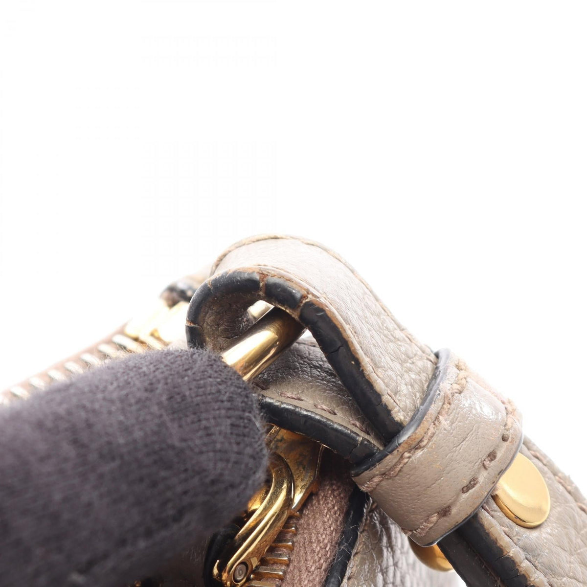 PRADA Leather Shoulder Bag