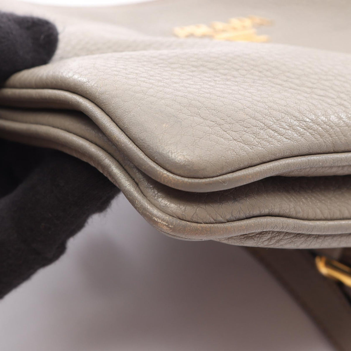 PRADA Leather Shoulder Bag