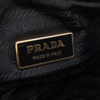 Prada · Leather Crossbody · Gold Hardware