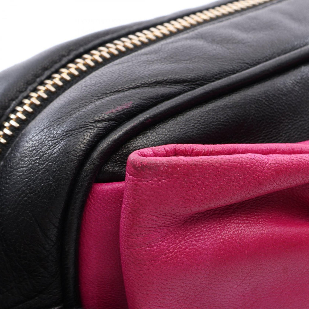 Prada · Leather Crossbody · Gold Hardware