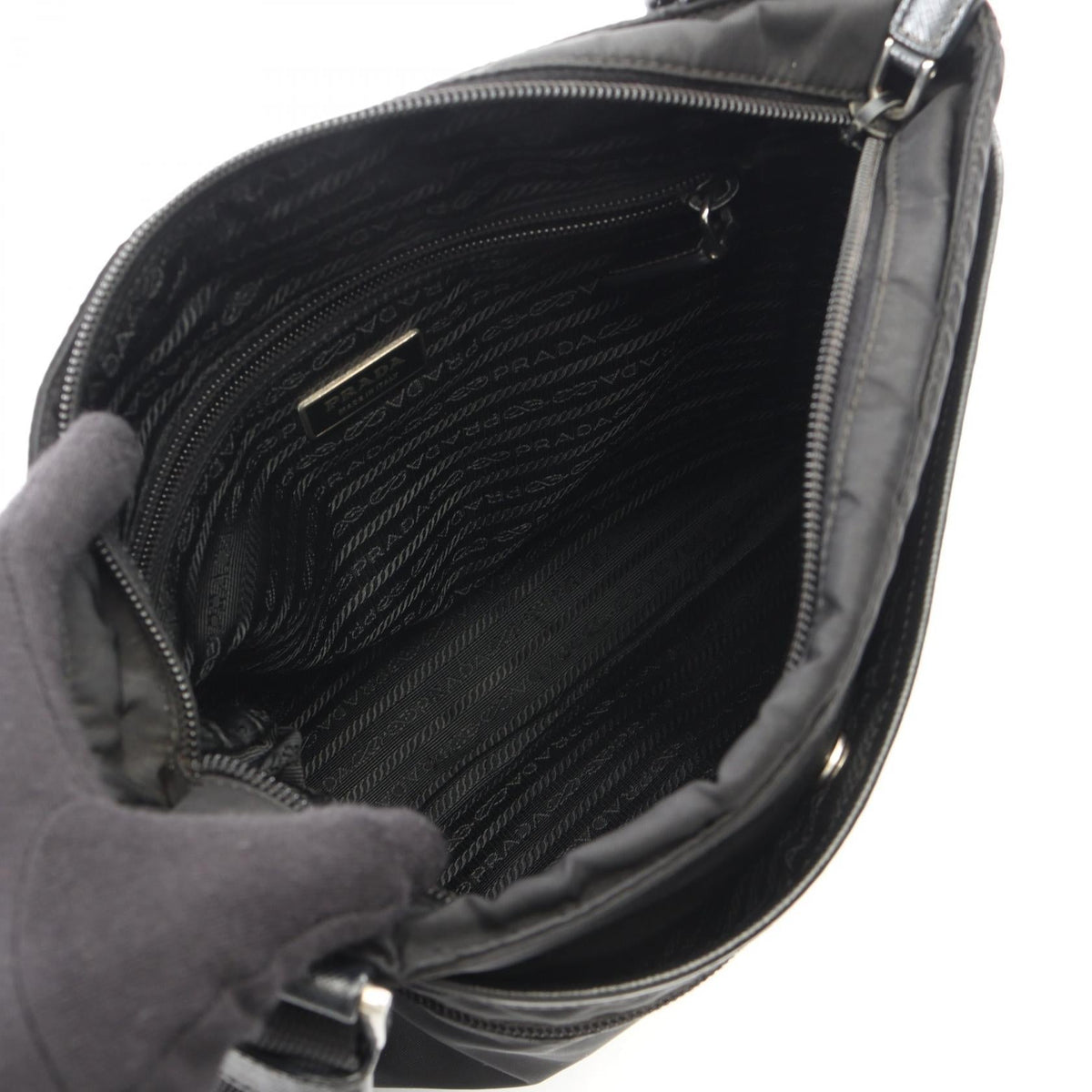 Prada Tessuto · Saffiano · Crossbody