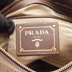 PRADA Logo Jacquard · Canvas Crossbody