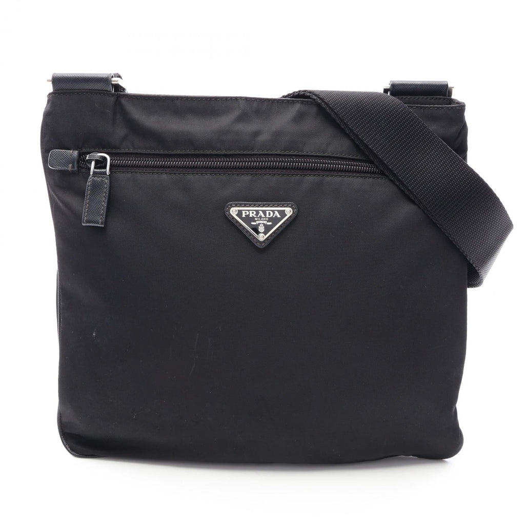 PRADA Triangle Logo · Nylon Saffiano