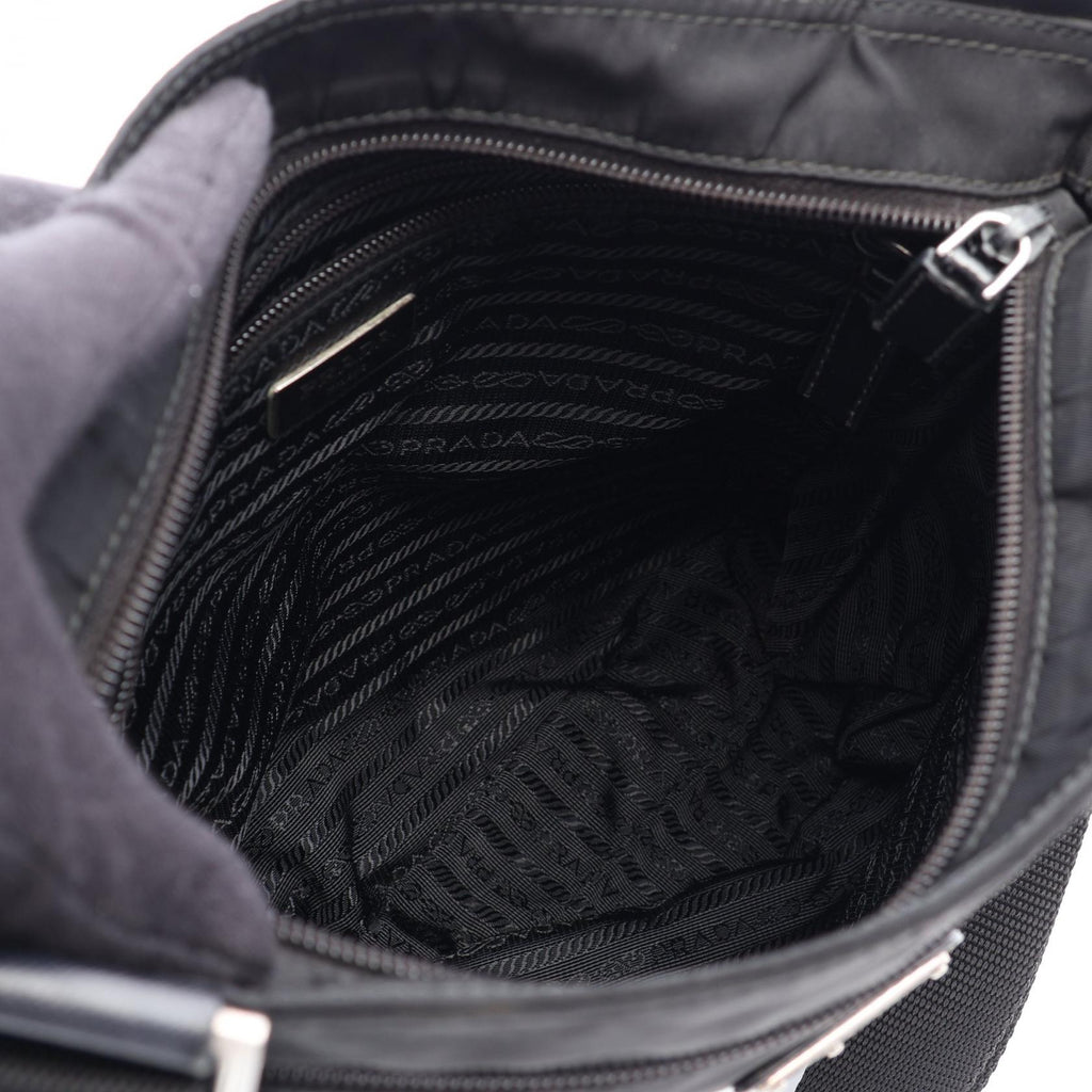 PRADA Triangle Logo · Nylon Saffiano