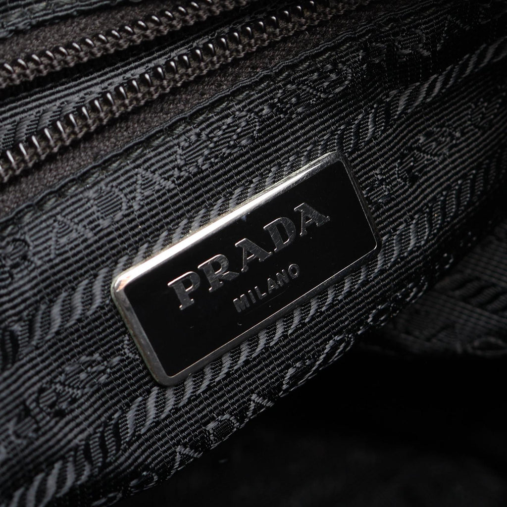 PRADA Triangle Logo · Nylon Saffiano