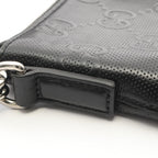 Gucci GG Embossed · Leather Messenger