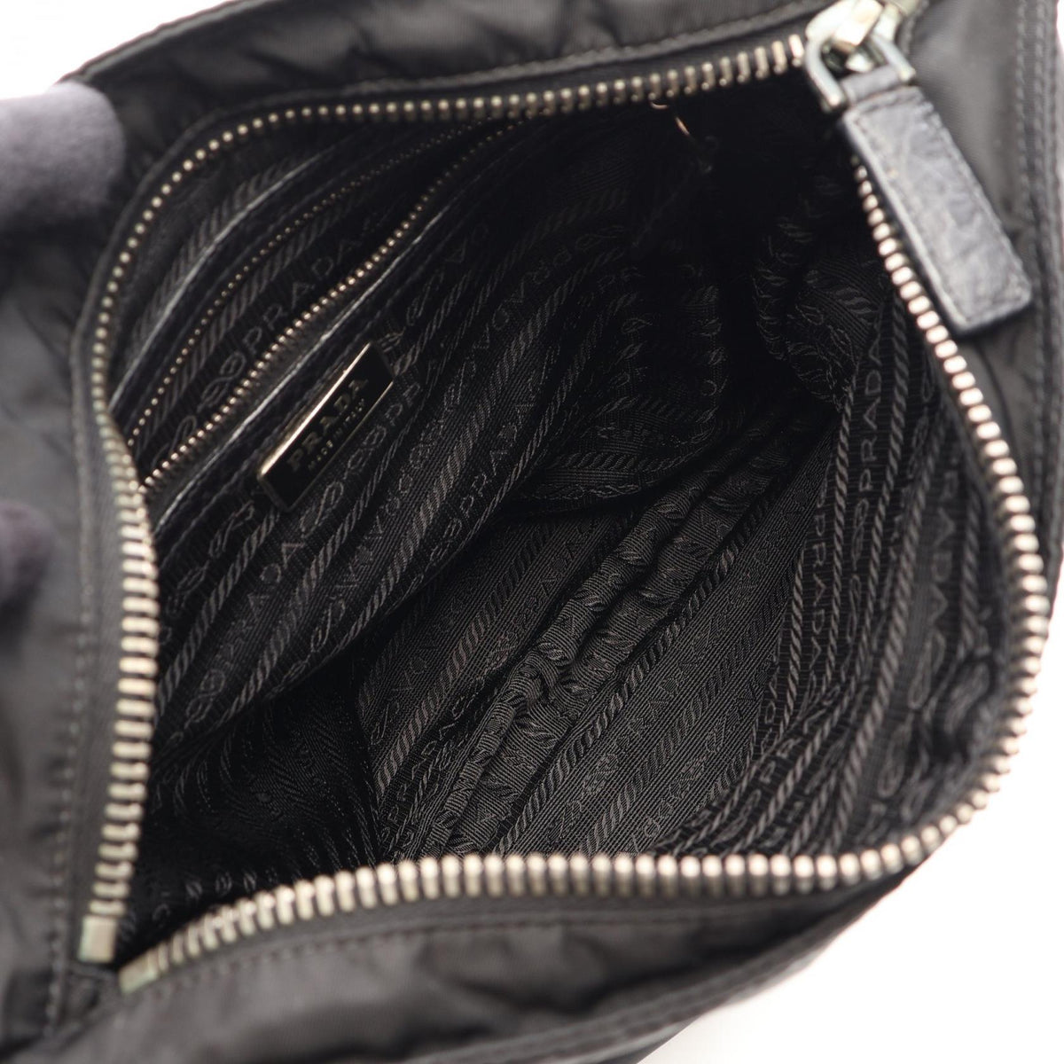 Prada Triangle Logo · Nylon Crossbody