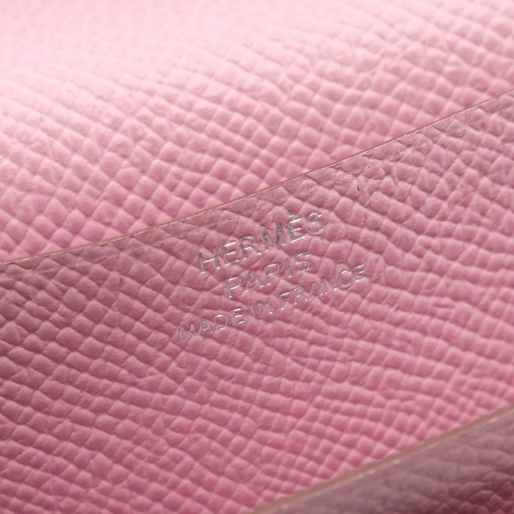 Hermès Bearn Soufflet · Mauve Sylvestre Epsom