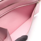 Hermès Bearn Soufflet · Mauve Sylvestre Epsom