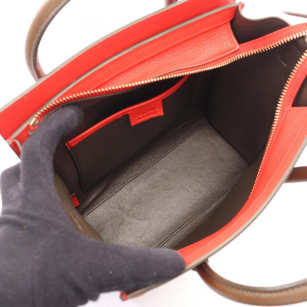 Celine Luggage Nano Shopper · Leather