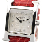 Hermès H Watch Mini · Diamond · Steel