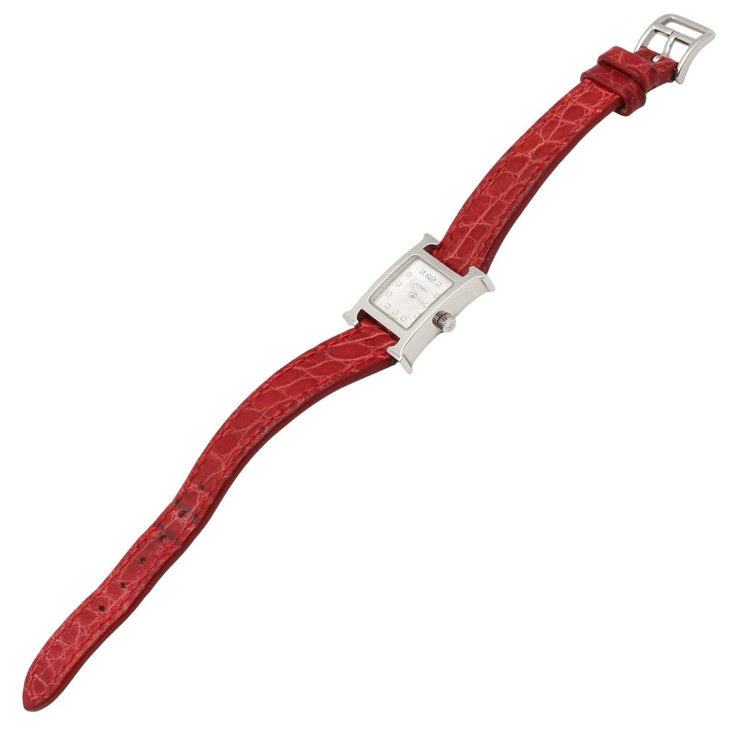 Hermès H Watch Mini · Diamond · Steel
