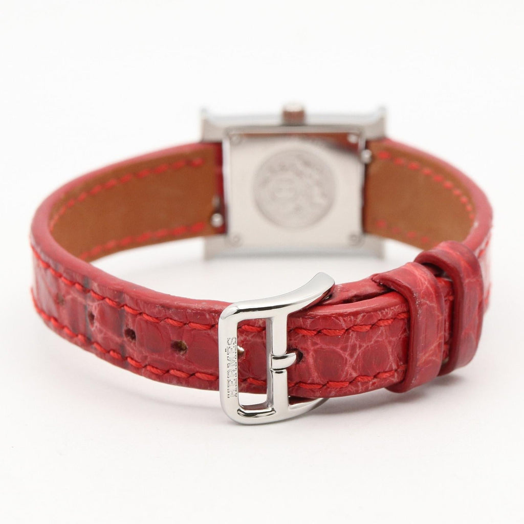 Hermès H Watch Mini · Diamond · Steel