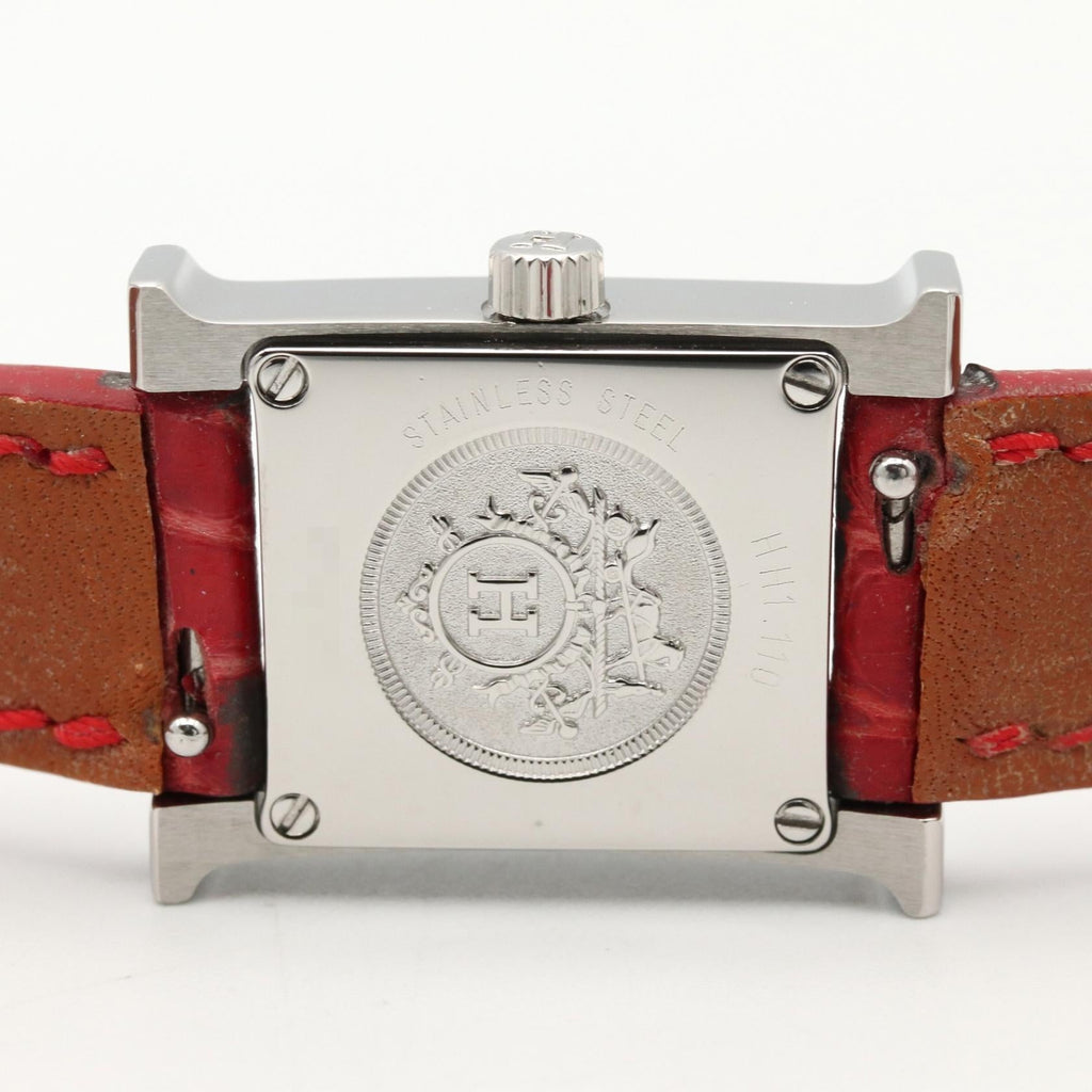 Hermès H Watch Mini · Diamond · Steel