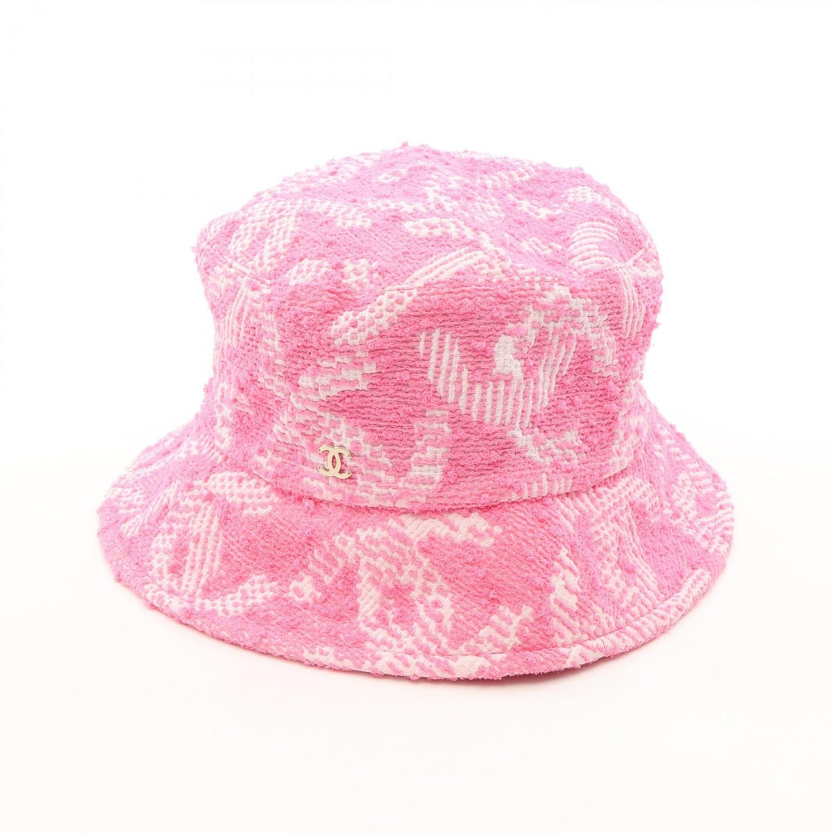 Chanel · COCO Mark Bucket Hat · Silk
