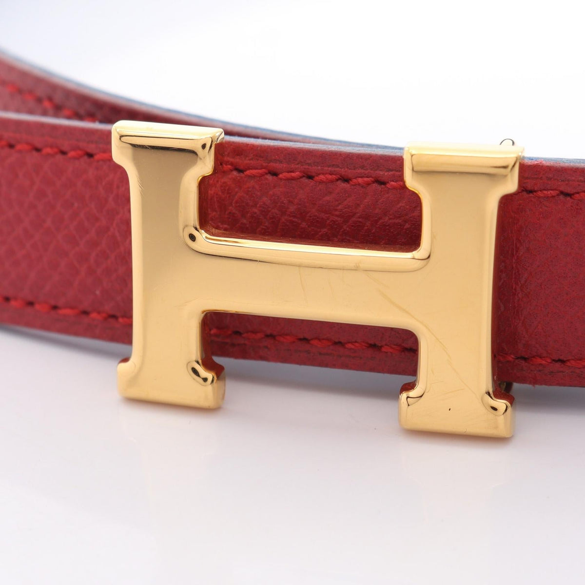 Hermès Mini Constance H · Reversible Belt