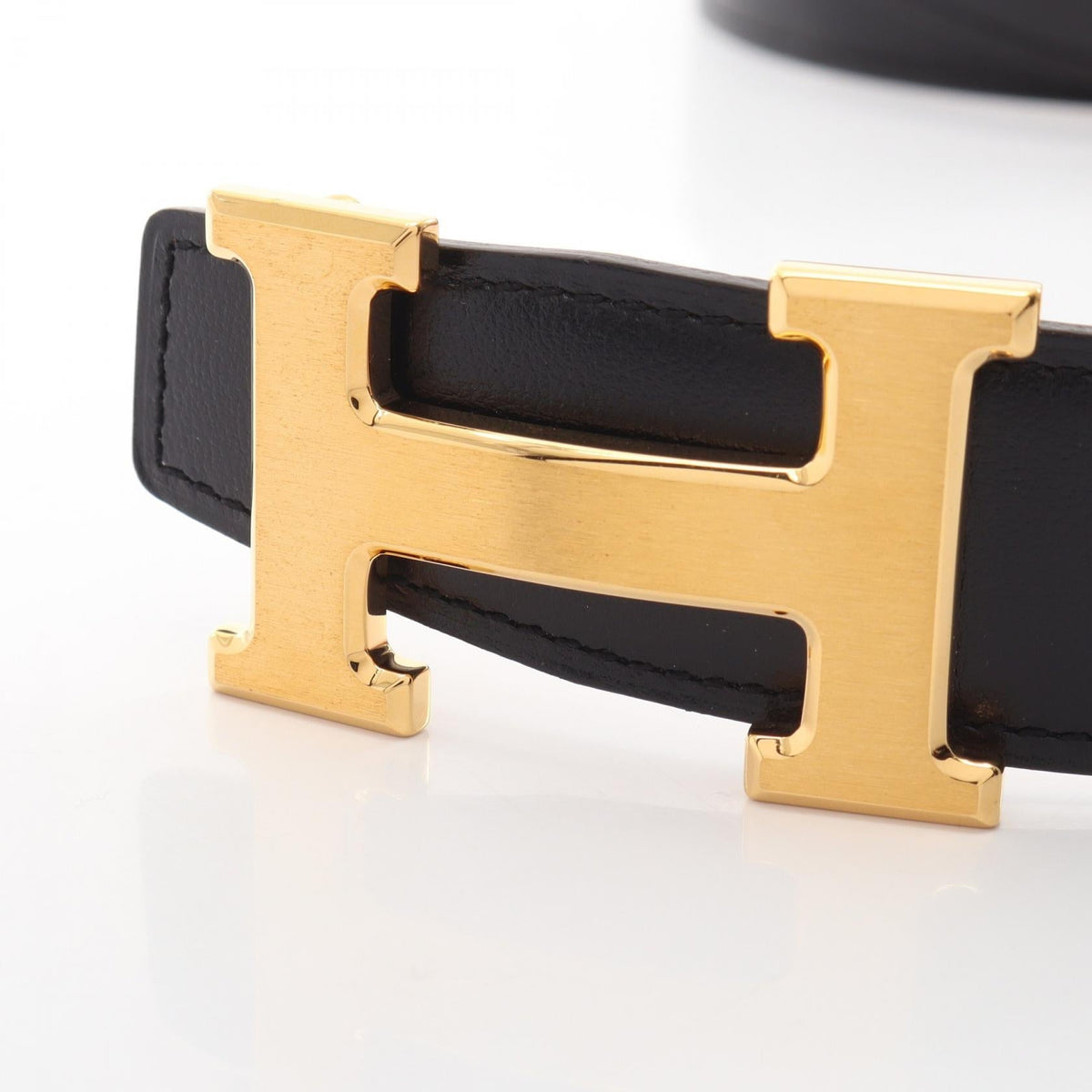 Hermès Constance H Belt · Togo Leather