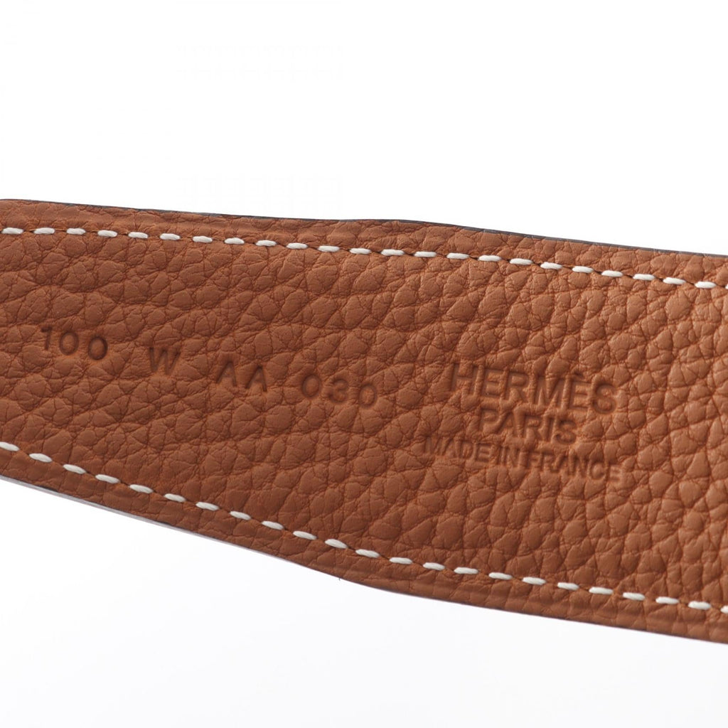 Hermès Constance H Belt · Togo Leather