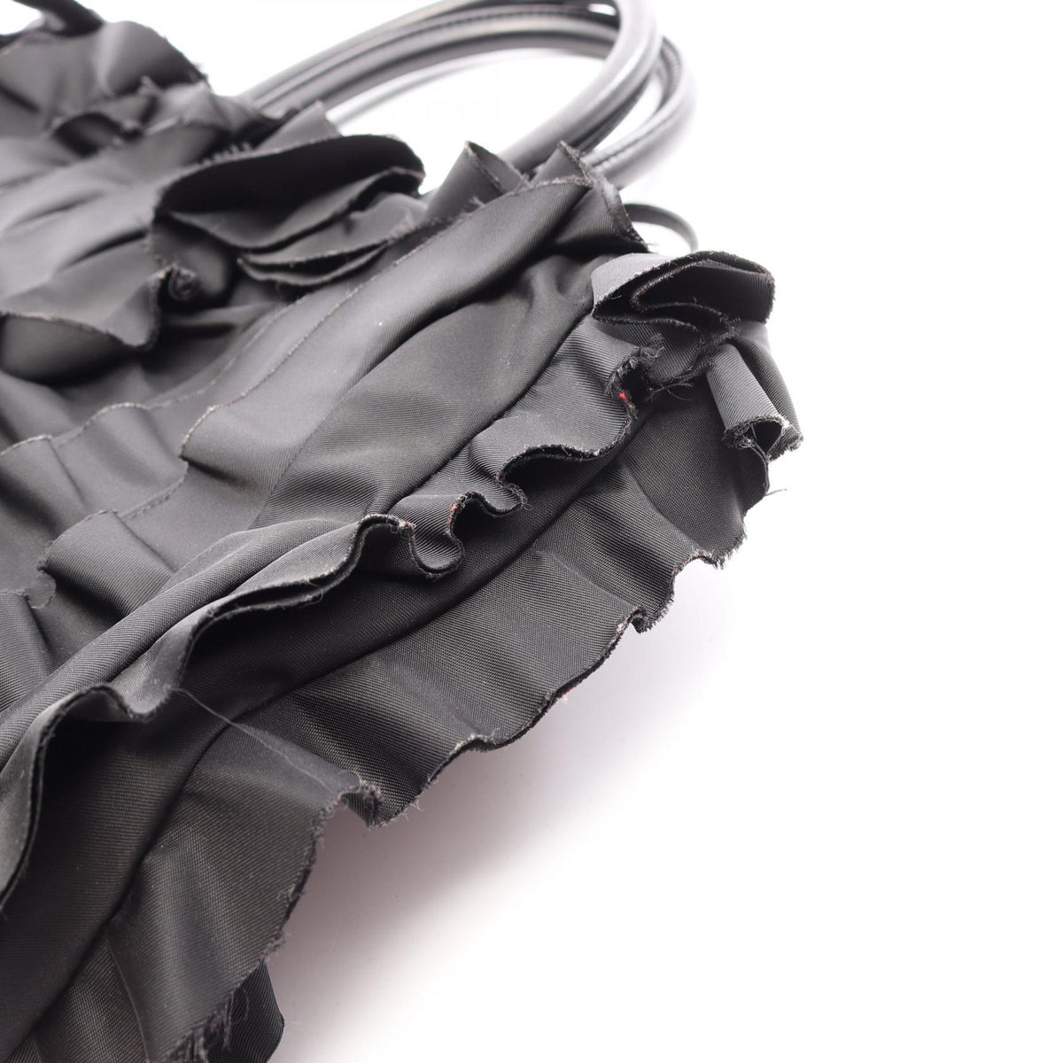 Prada Ruffle Tote · Nylon