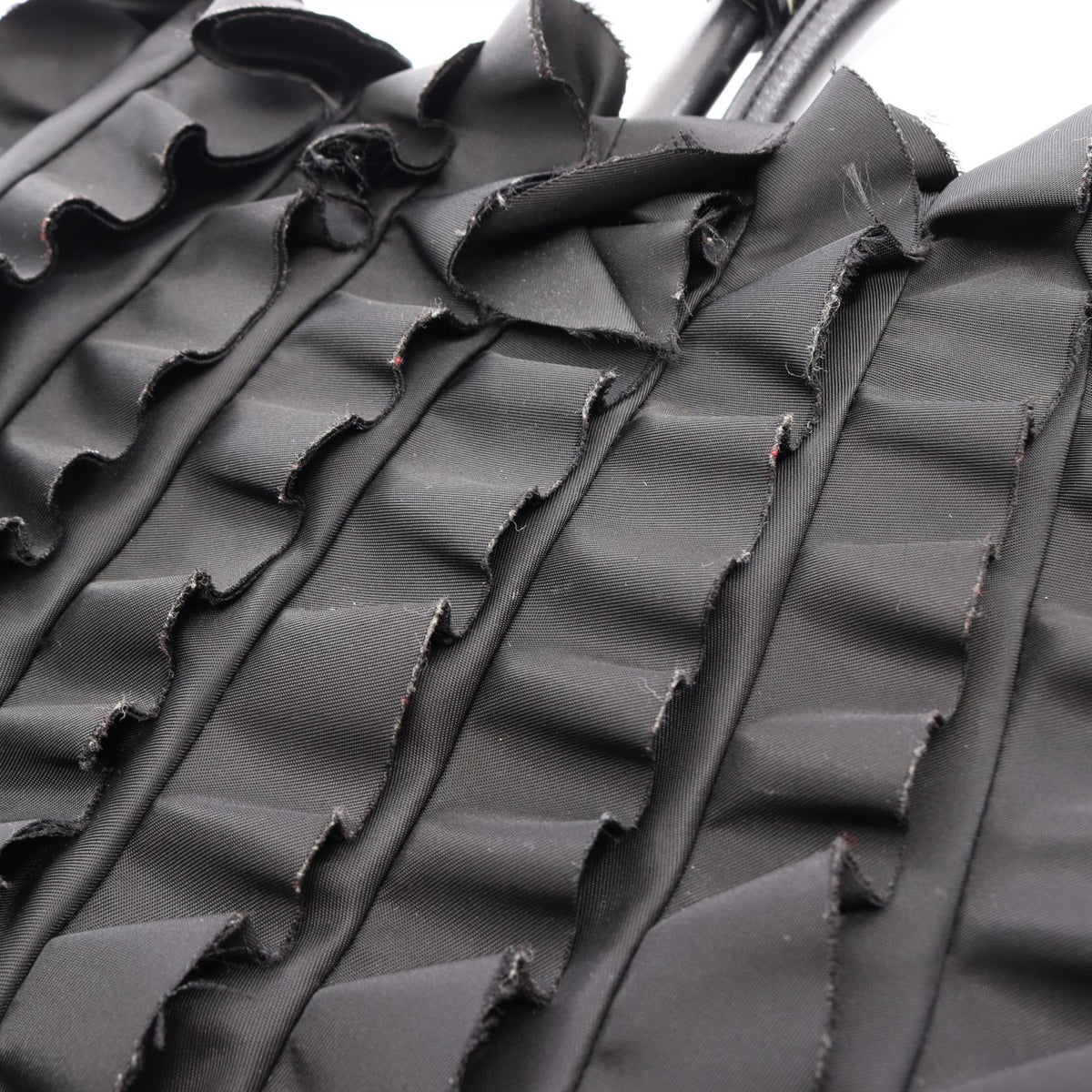 Prada Ruffle Tote · Nylon