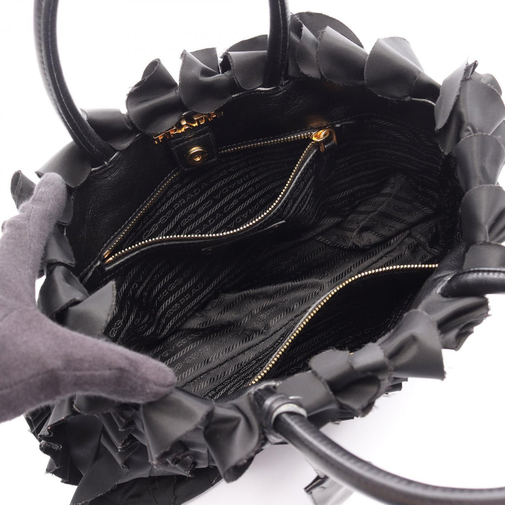 Prada Ruffle Tote · Nylon