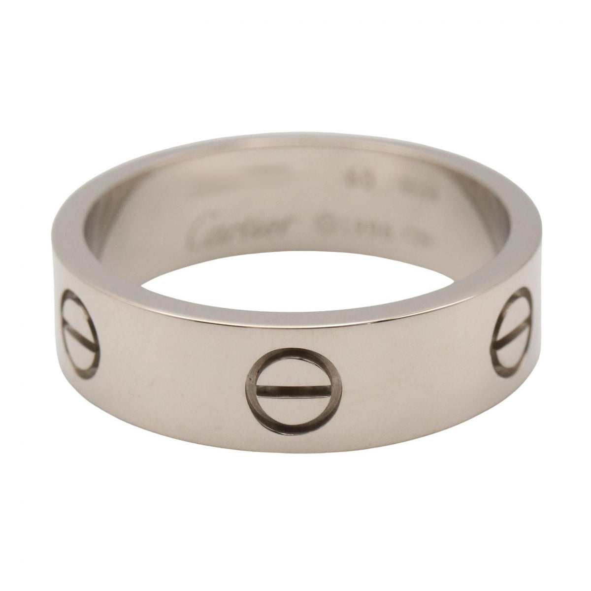 Cartier Love Ring · 18K White Gold
