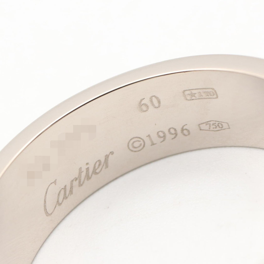 Cartier Love Ring · 18K White Gold