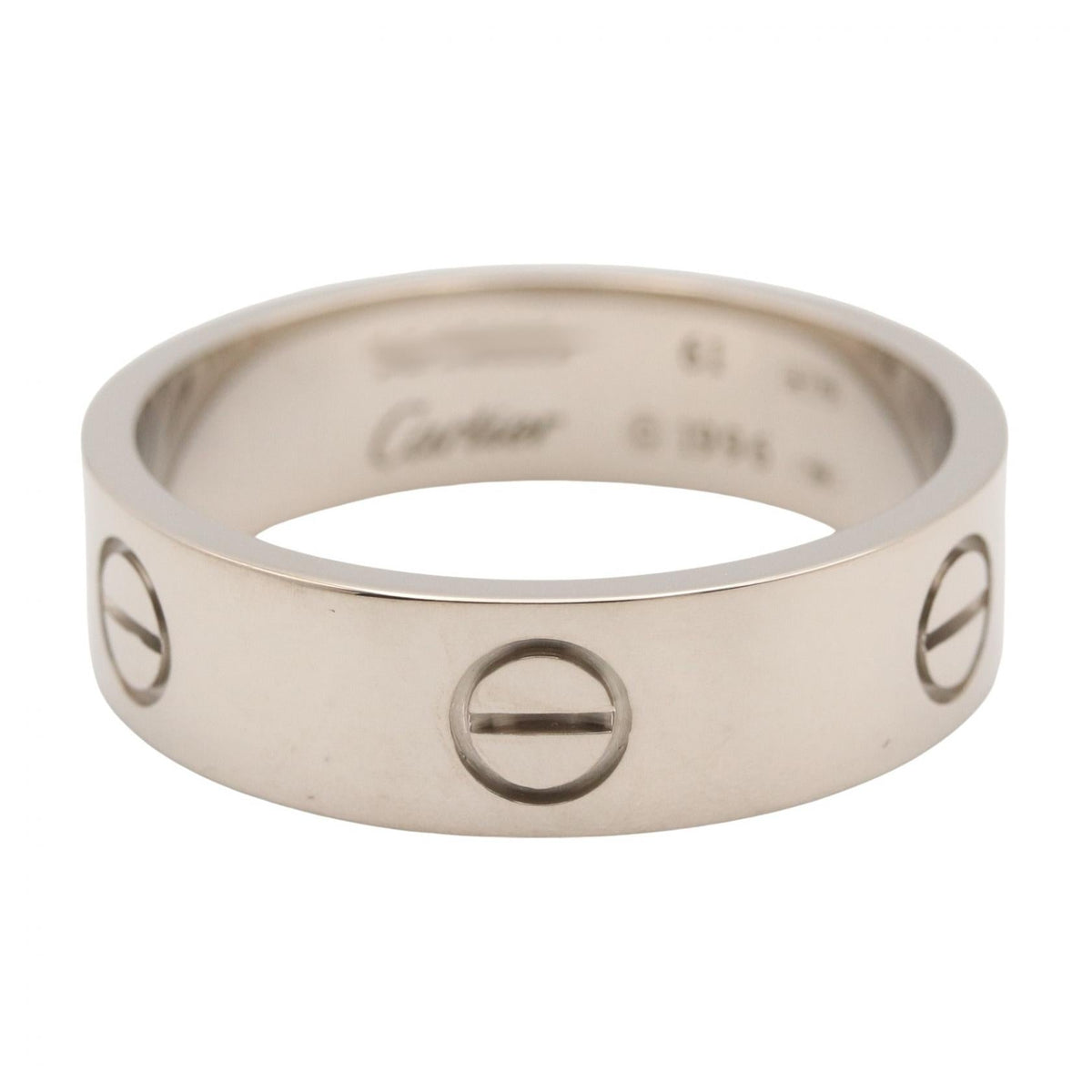 Cartier Love Ring · 18K White Gold