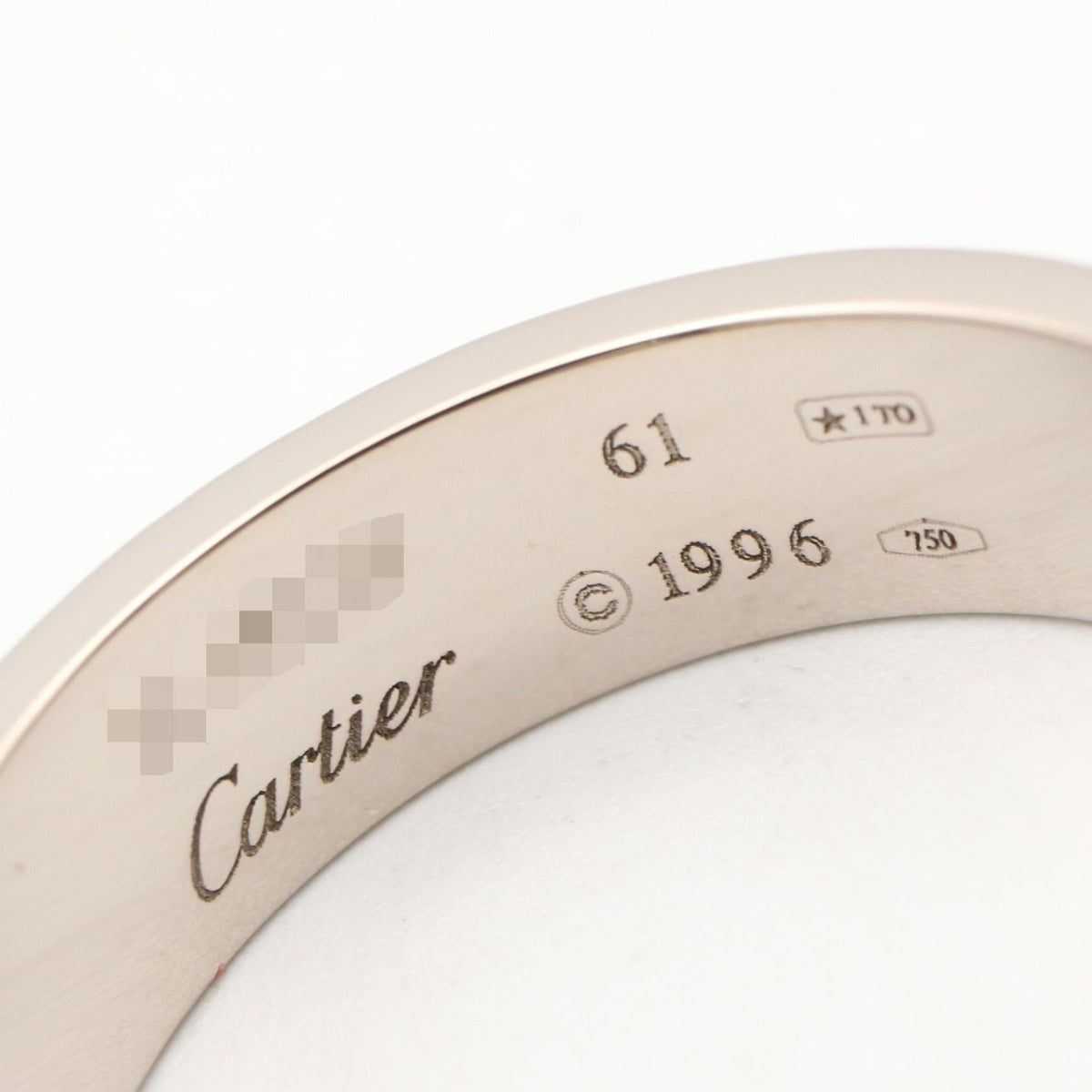 Cartier Love Ring · 18K White Gold