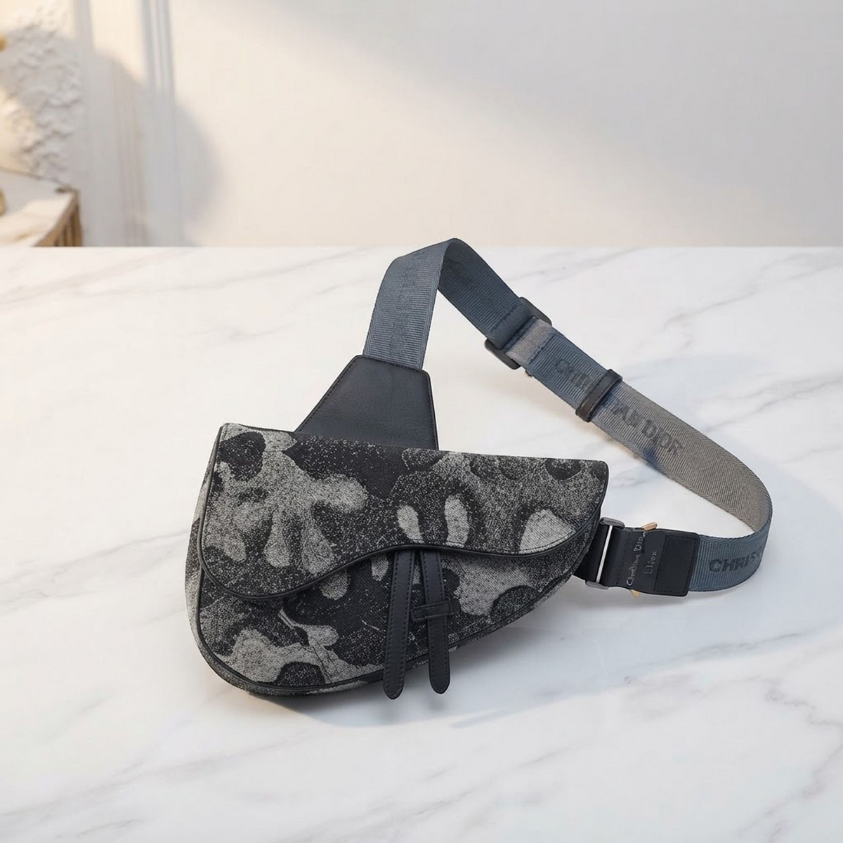 Dior Peter Doig Saddle · Canvas Belt Bag