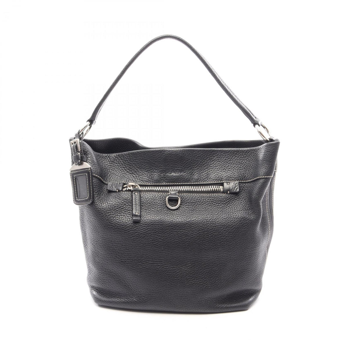 Prada Leather Shoulder · Name Tag