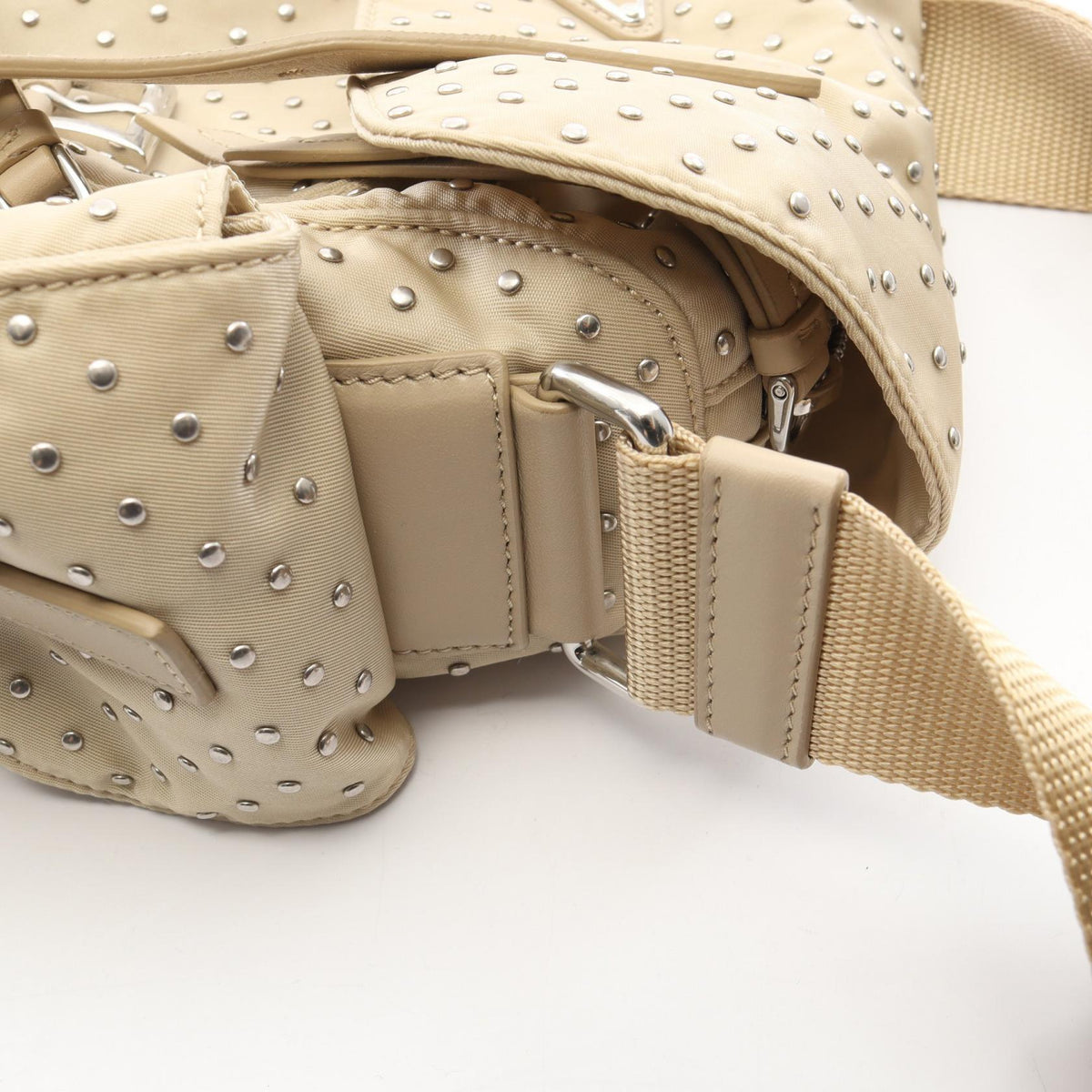PRADA Re-Nylon · Studded Crossbody