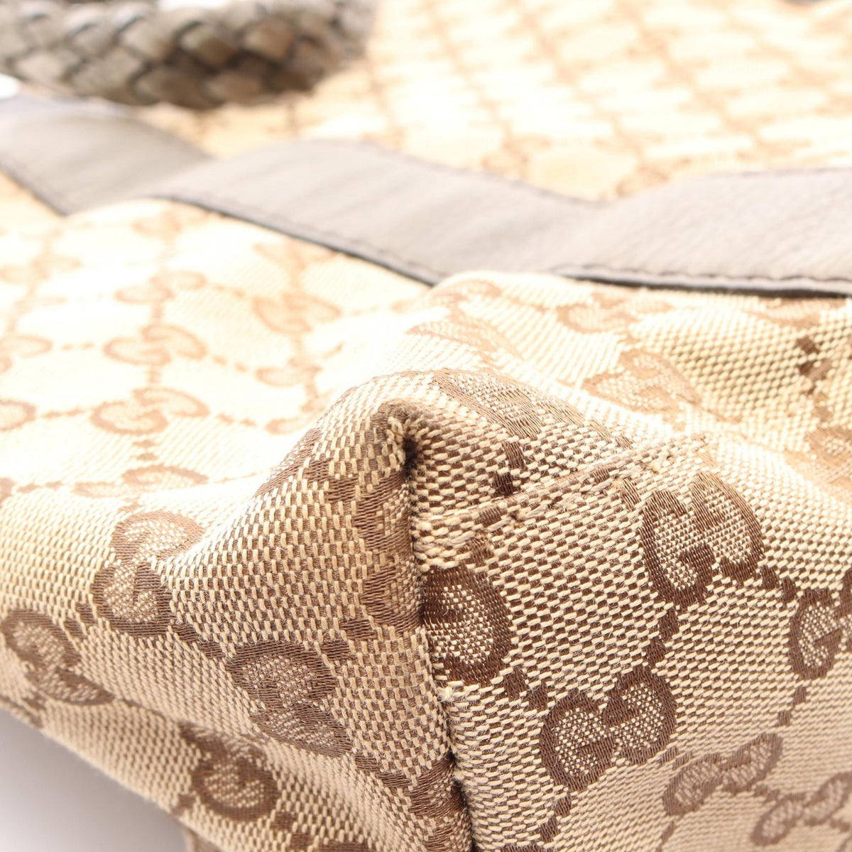 GUCCI Bamboo · GG Canvas Tote