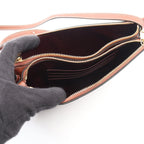 Loewe Gate Double Zip Pouch · Leather