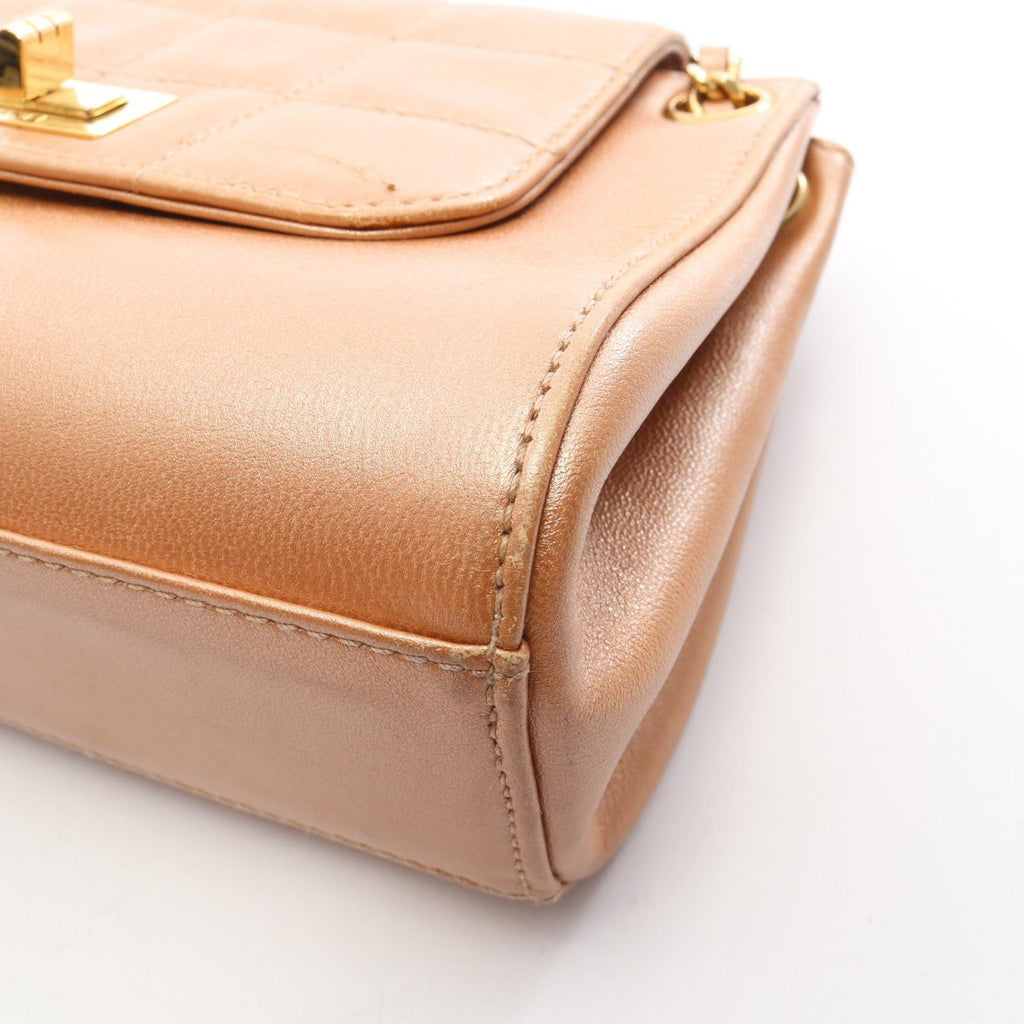 Chanel 2.55 Chocolate Bar · Lambskin