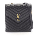 Saint Laurent · YSL Logo Shoulder Bag · Leather